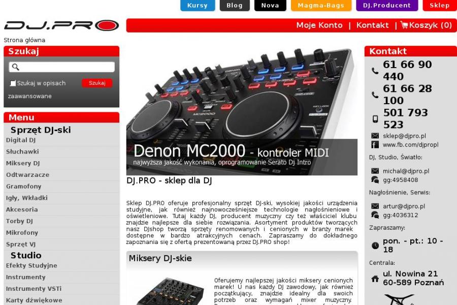 Zamów profesjonalny sprzęt dj-ski na Djpro.pl